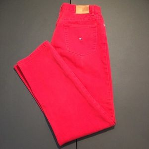 Red Tommy Hilfiger skinny jeans women’s size 8